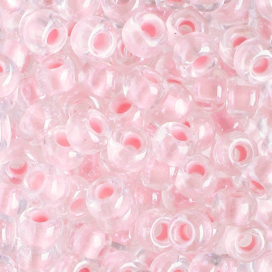 6-4607 Inside Dyed Pearlized Bright Pink