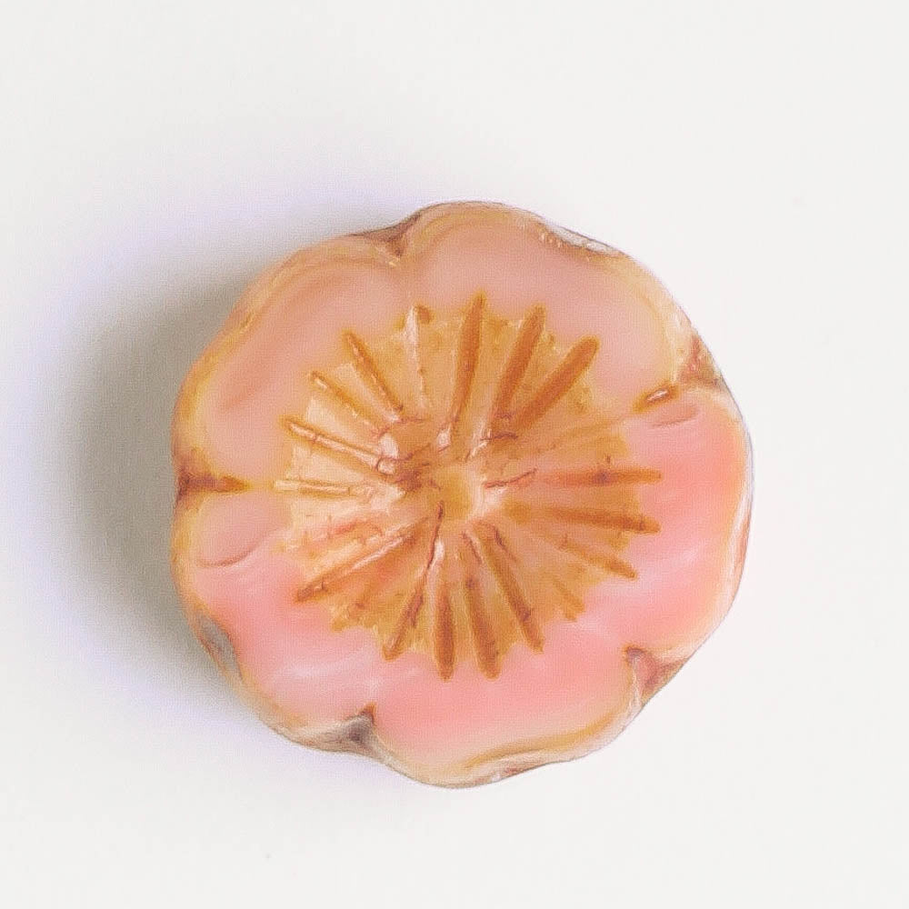 14mm Hibiscus Flower - Pink Picasso