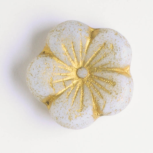 21mm Hibiscus Flower - Eched AB