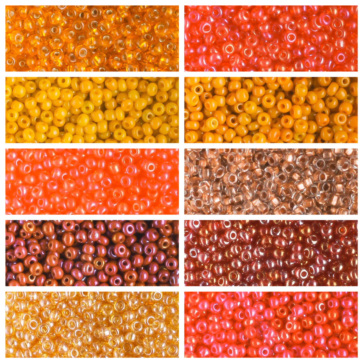 11/0 Czech Seed Bead Collection