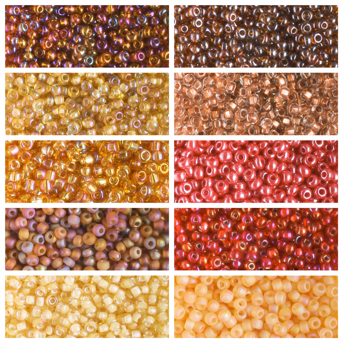 11/0 Czech Seed Bead Collection