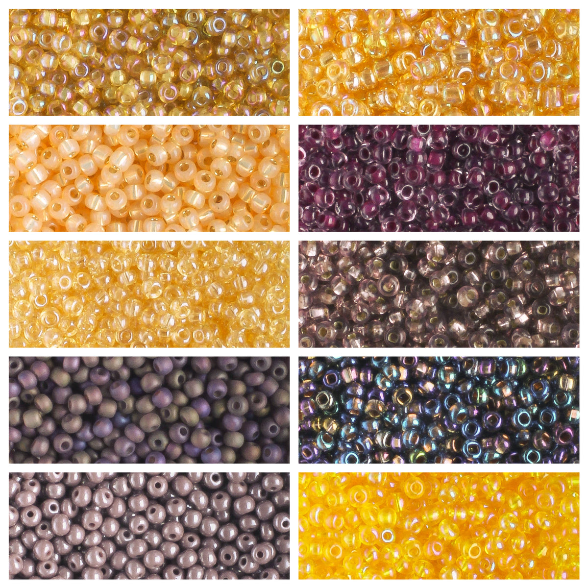 11/0 Czech Seed Bead Collection
