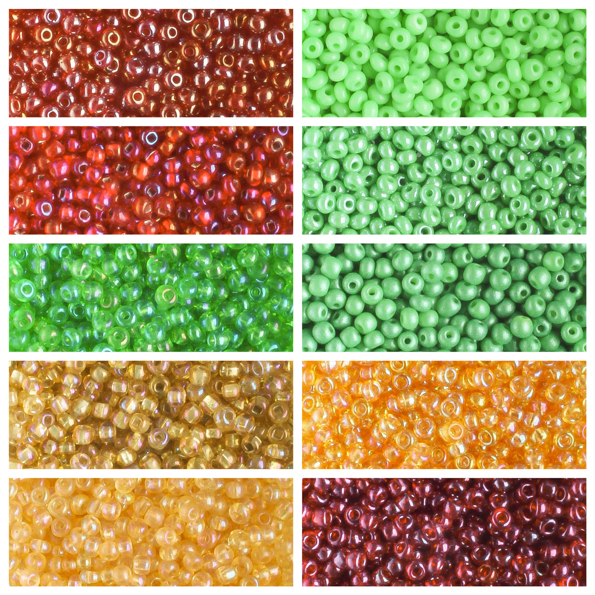 11/0 Czech Seed Bead Collection