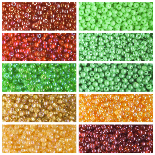 11/0 Czech Seed Bead Collection
