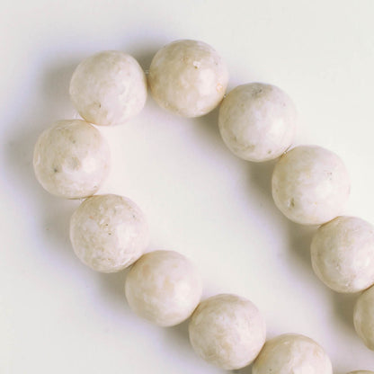 Fossil Jade - 8" strand