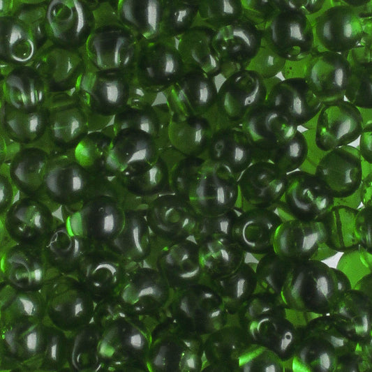 Fringe Bead, Transparent Green