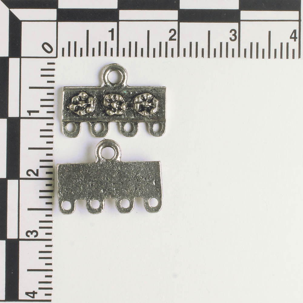 4 Strand Connector - Silver