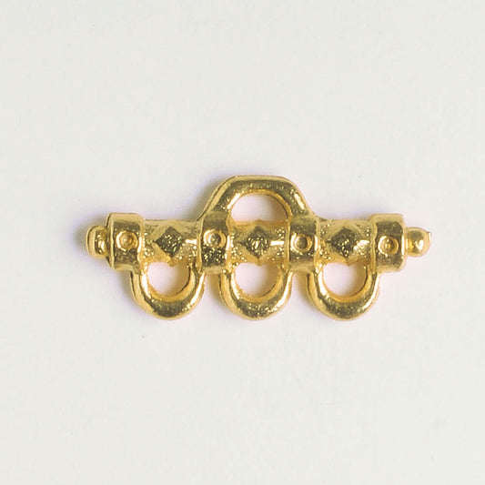 3 Strand Connector - Gold