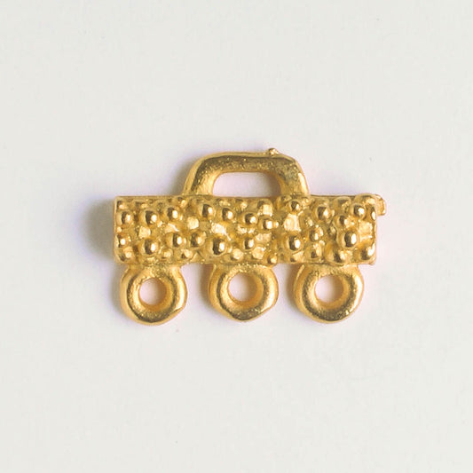 3 Strand Connector - Gold