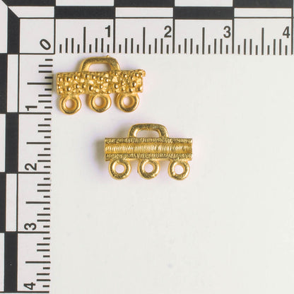 3 Strand Connector - Gold