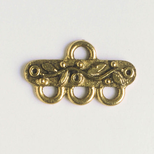 3 Strand Connector - Gold