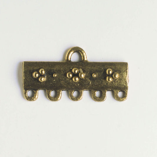5 Strand Connector - Gold