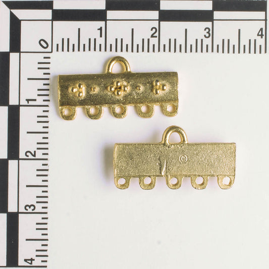 5 Strand Connector - Gold