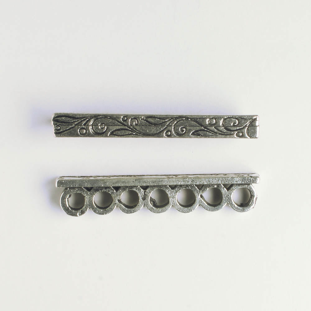 7 Strand Spacer Bar - Silver