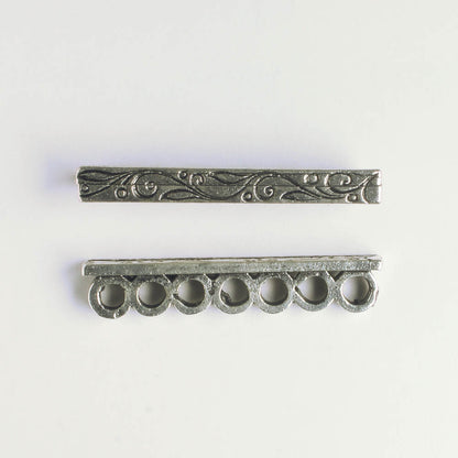 7 Strand Spacer Bar - Silver