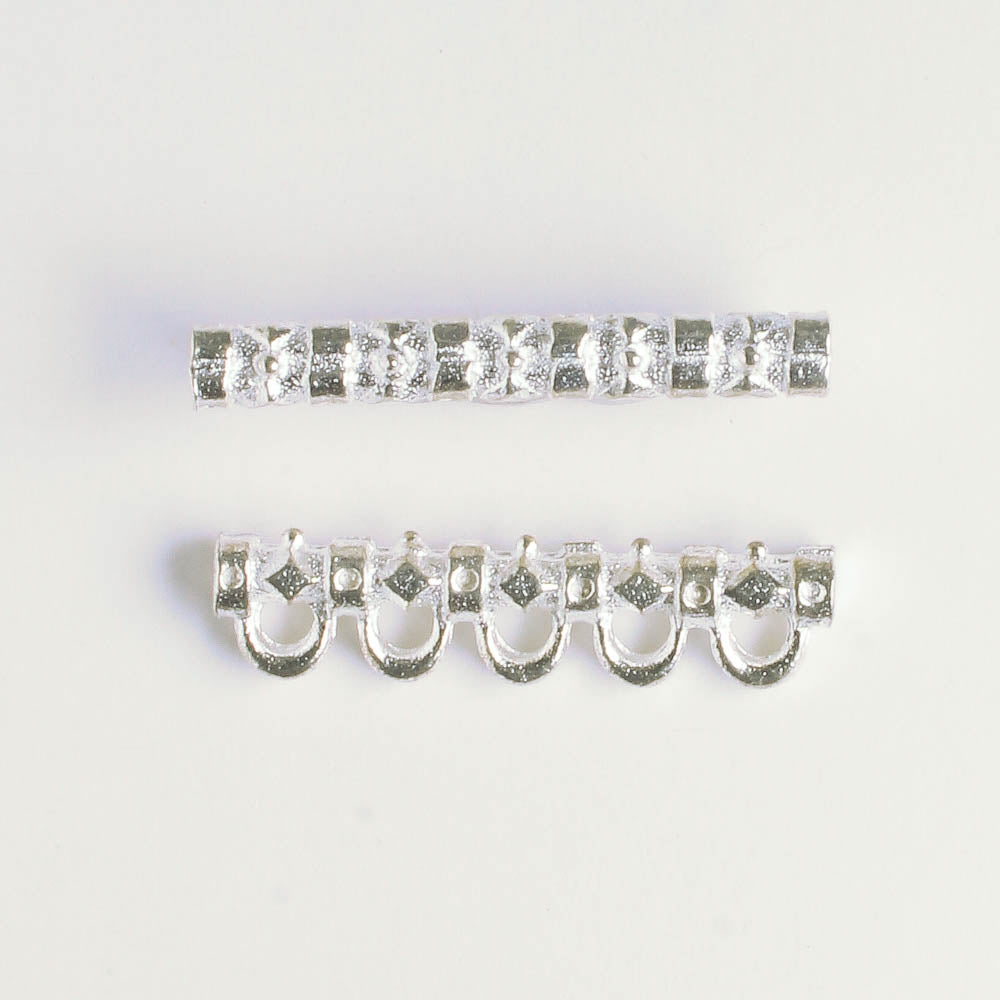 5 Strand Spacer Bar - Silver