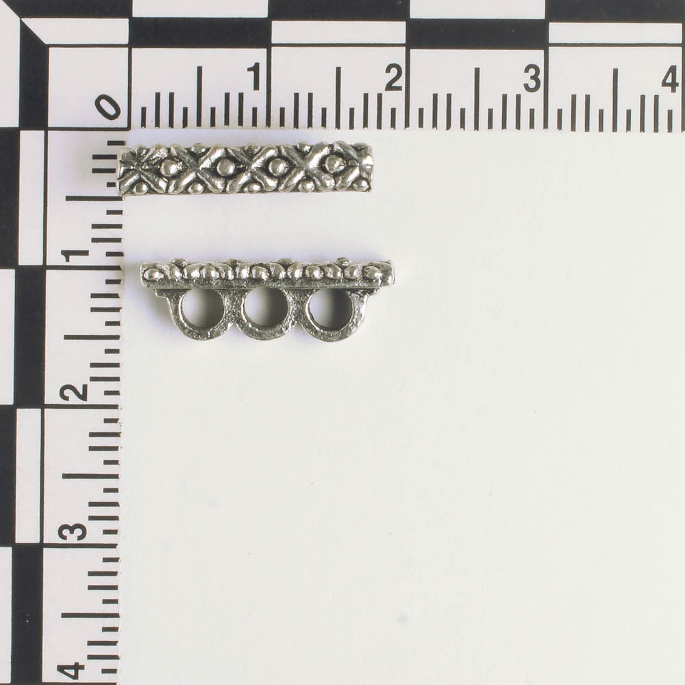 3 Strand Spacer Bar - Silver