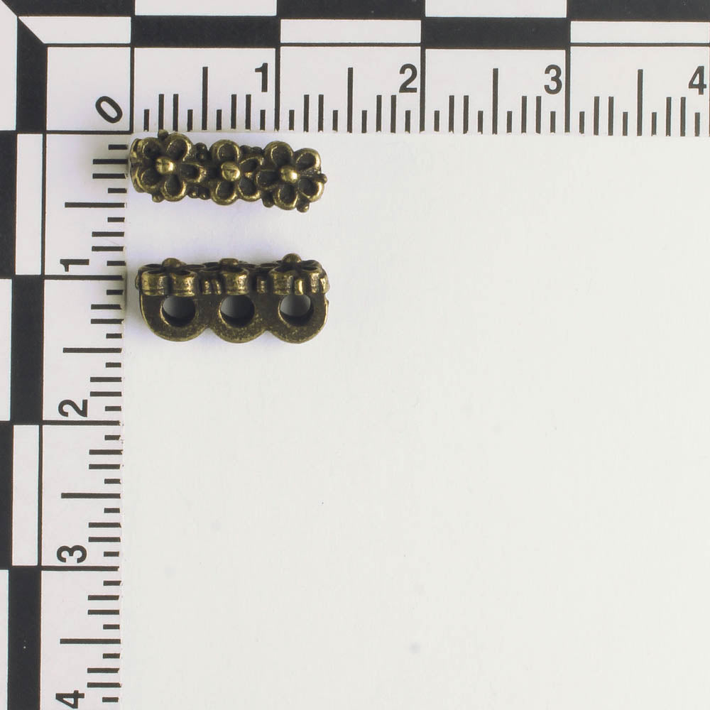 3 Strand Spacer Bar - Brass