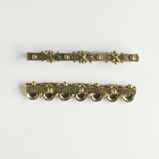 7 Strand Spacer Bar - Gold