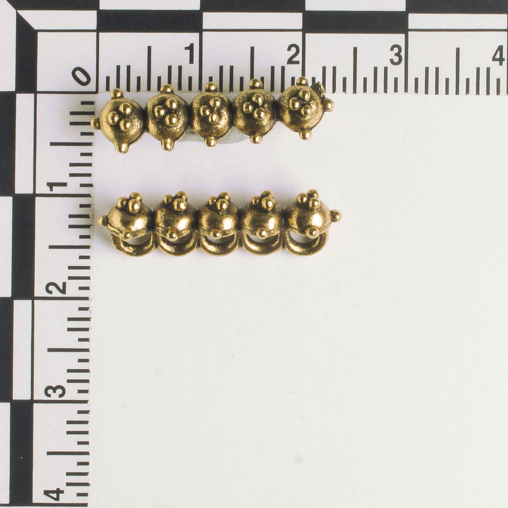 5 Strand Spacer Bar - Gold