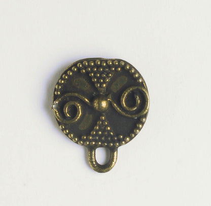 Earring - Brass - Pair