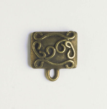 Earring - Brass - Pair