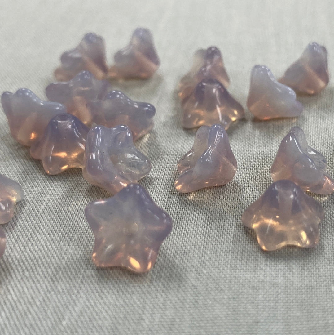 5x8mm Bell Flower - Light Milky Purple