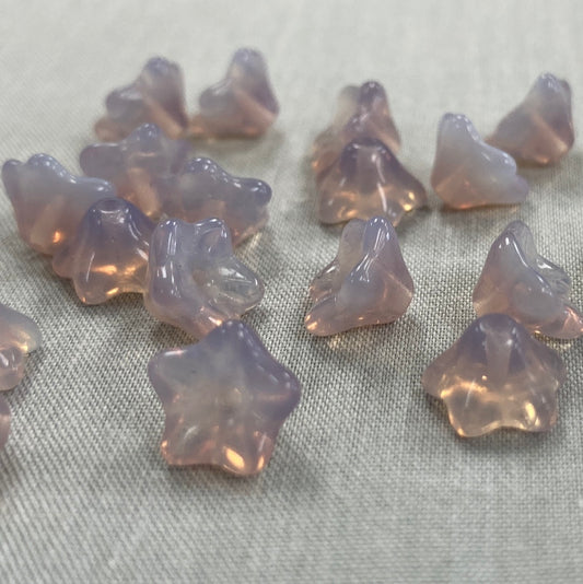 5x8mm Bell Flower - Light Milky Purple
