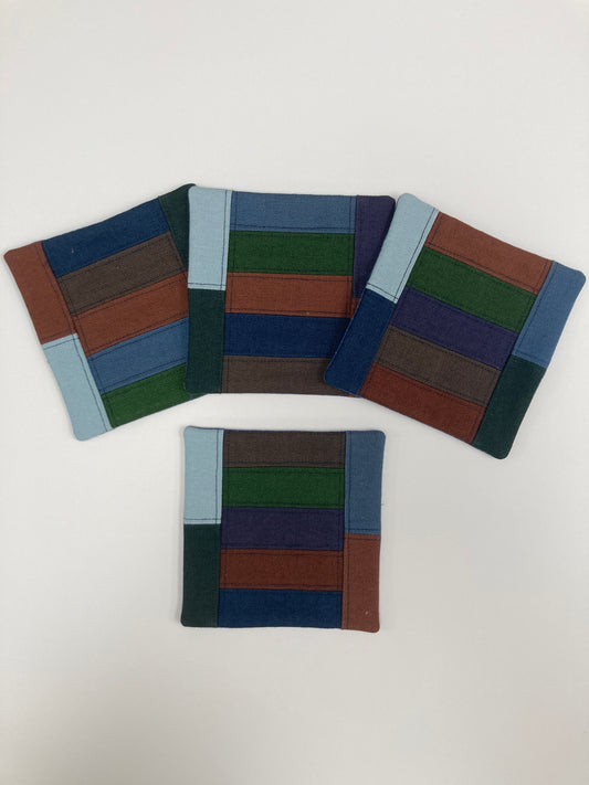 Canvas Coasters - Set of 4