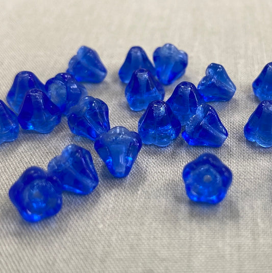 5x6mm Bell Flower - Blue