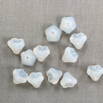 8x10mm Bell Flower - Milky White