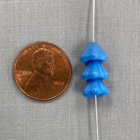 5x8mm Bell Flower - Blue