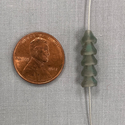 5x6mm Bell Flower - Green/Gray