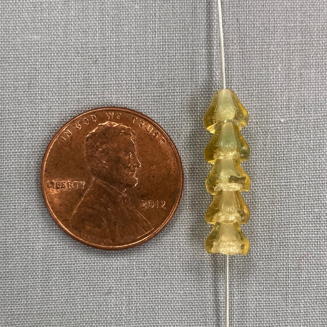 5x6mm Bell Flower - Yellow/Green