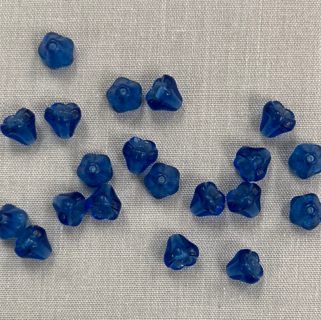 5x6mm Bell Flower - Blue