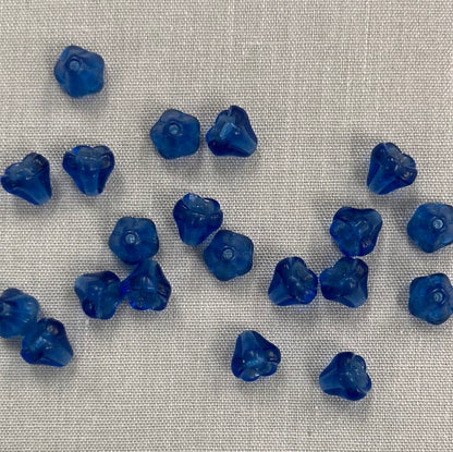 5x6mm Bell Flower - Blue