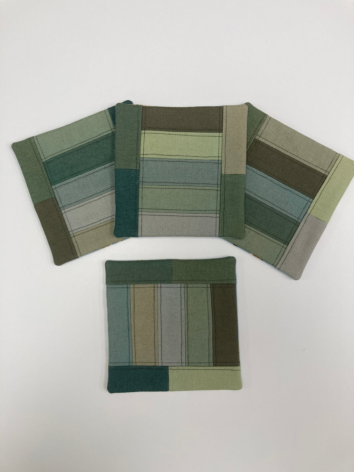 Canvas Coasters - Set of 4