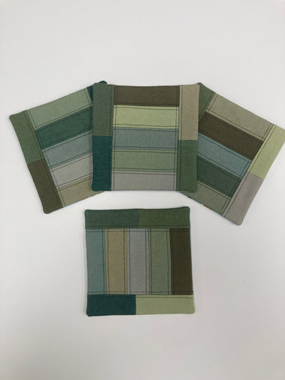 Canvas Coasters - Set of 4