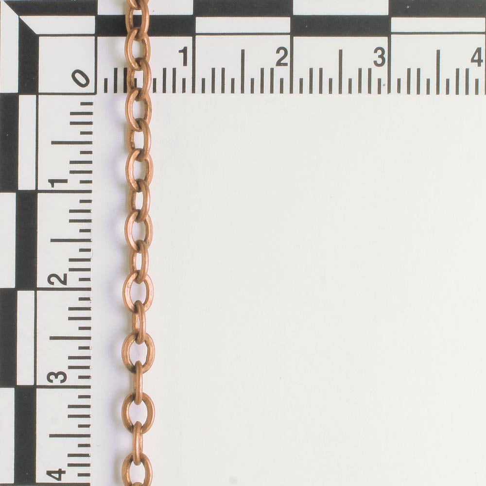 Antique Copper Chain - foot
