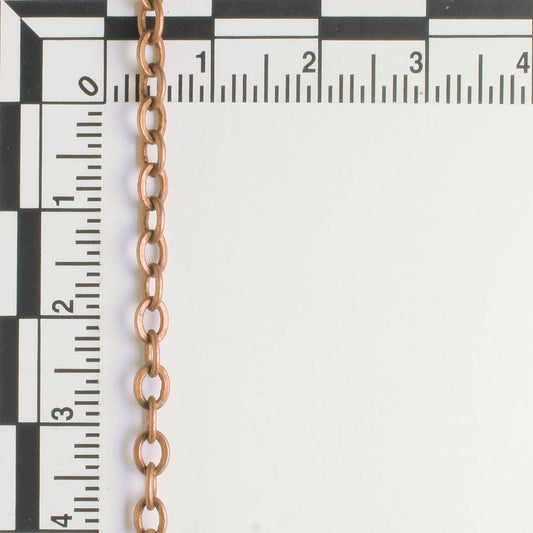 Antique Copper Chain - foot