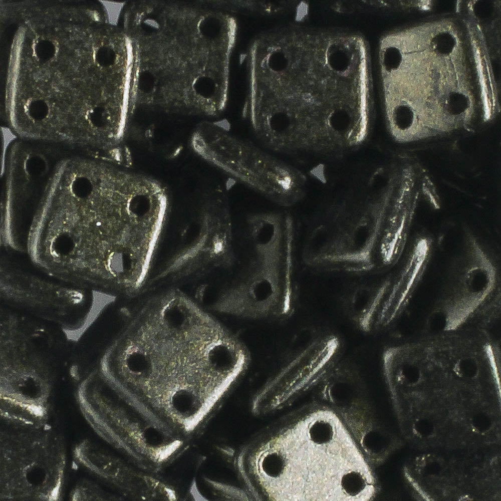 QuadraTile Metallic Suede Dark Green - 10 grams