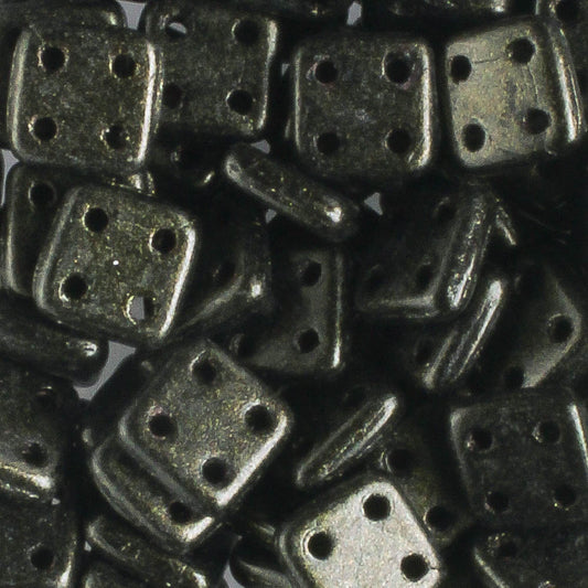QuadraTile Metallic Suede Dark Green - 10 grams