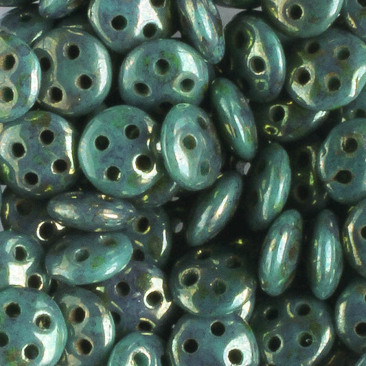 QuadraLentil Turquoise Bronze Picasso - 10 grams