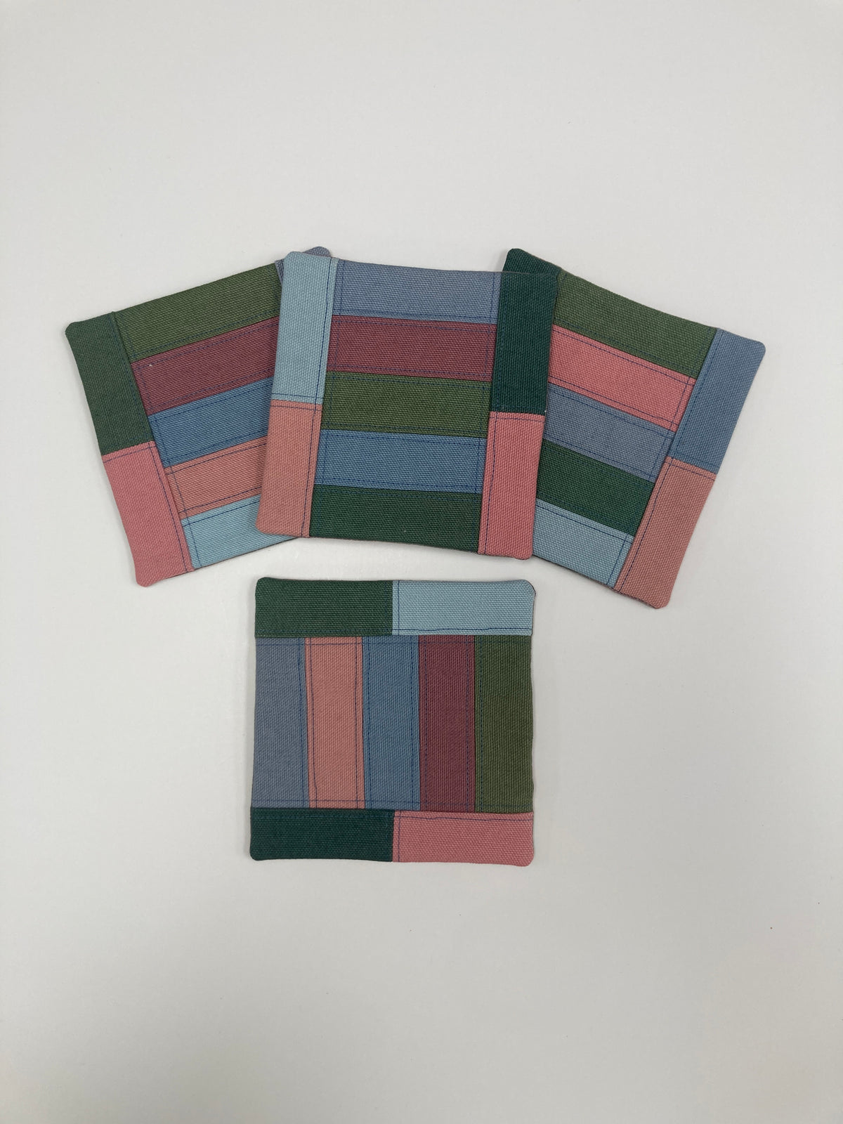 Canvas Coasters - Set of 4