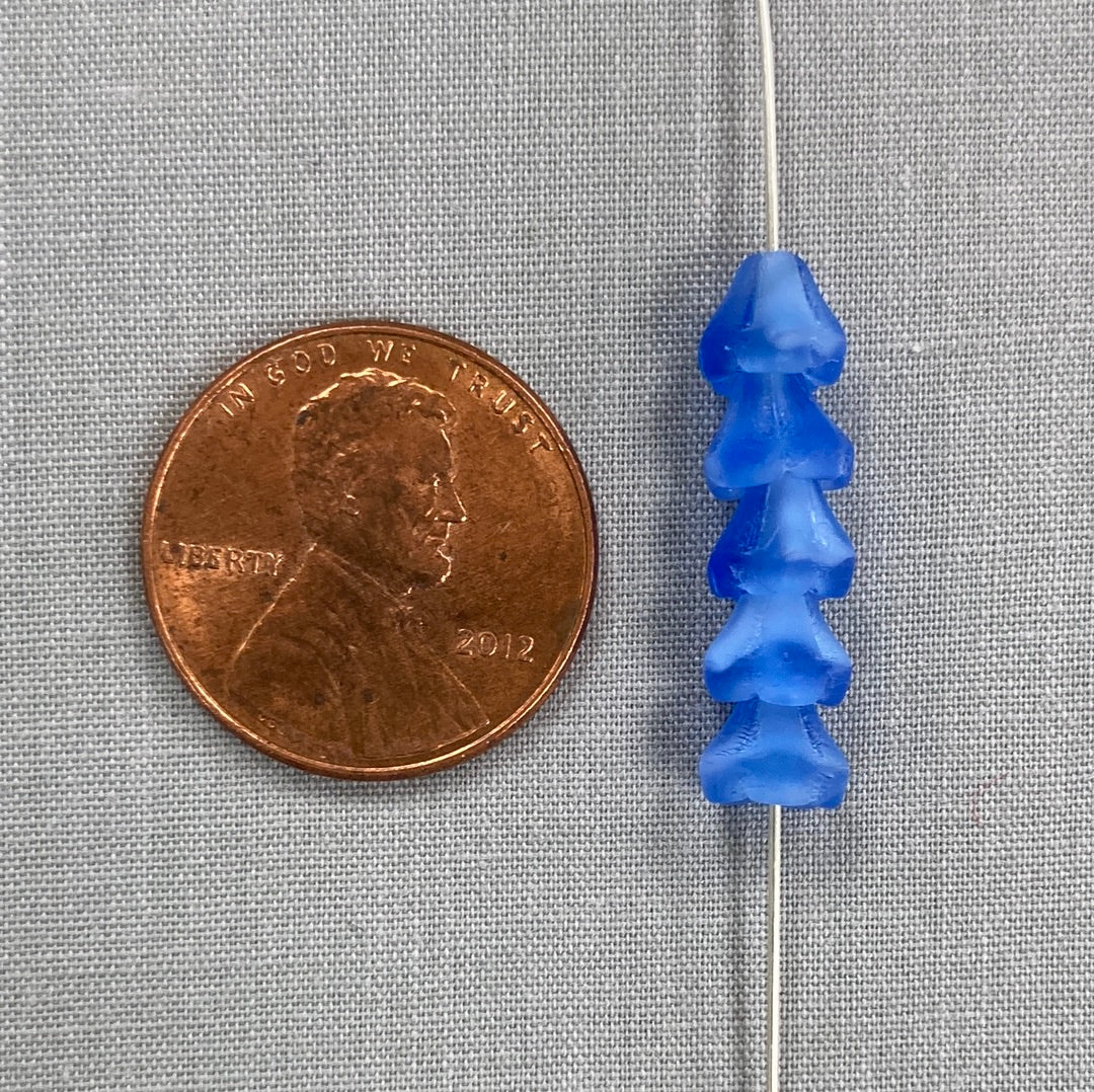 5x6mm Bell Flower - Blue