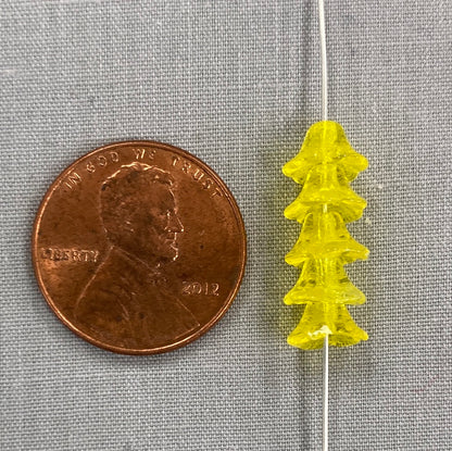 4x6mm Bell Flower - Yellow
