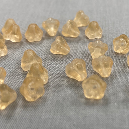 5x6mm Bell Flower - Apricot
