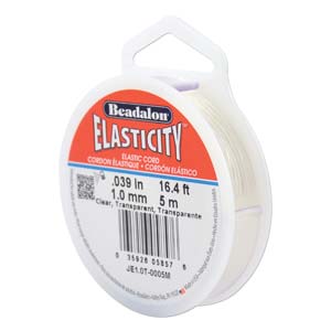 1mm Elastic Clear - 5 meters