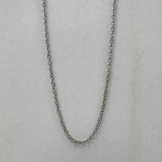 Silver Chain Necklace - 16"