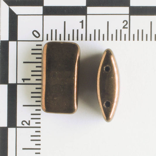 Carrier Glass Bronze - 15 beads